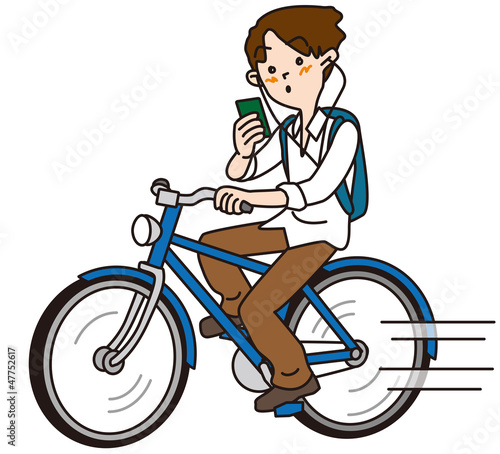 本日より　自転車運転の新取り締まりが開始します！